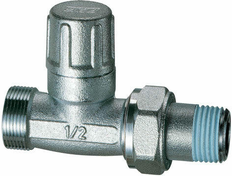 Вентиль запорный 1/2" M24x19, прямой FAR