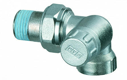 Вентиль запорный трехосевой правосторонний 1/2" ВР FAR