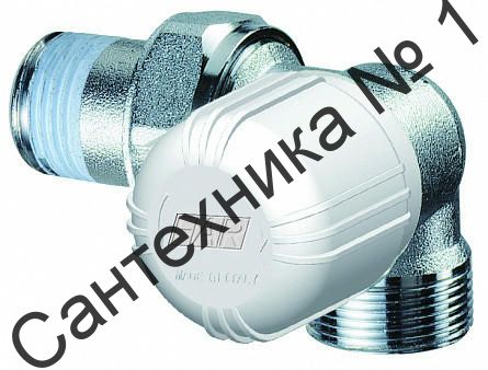 Вентиль терморегулирующий 1/2" М24х19, трехосевой правосторонний FAR