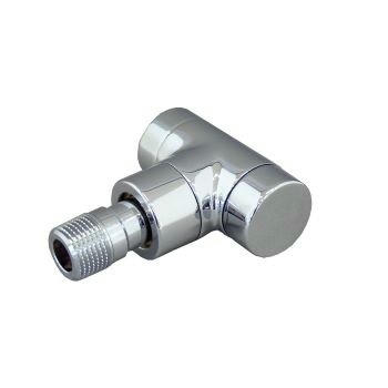 Вентиль на обратную подводку Combi E 1/2" ВН, угловой, хромированный Oventrop