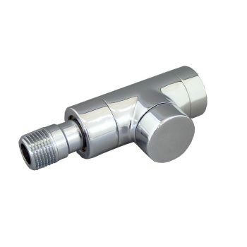Вентиль на обратную подводку Combi E 1/2", проходной, хромированный Oventrop