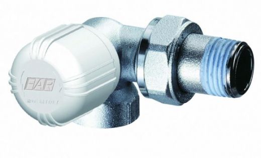 Вентиль терморегулирующий 1/2" ВР, трехосевой левосторонний FAR