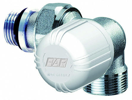 Вентиль терморегулирующий трехосевой правосторонний 1/2" М24х19 FAR