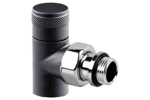 Клапан запорный угловой Tondera 1/2", черный матовый SR Rubinetterie