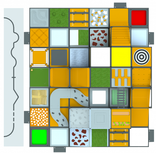 Испытательный полигон для роботов Мега