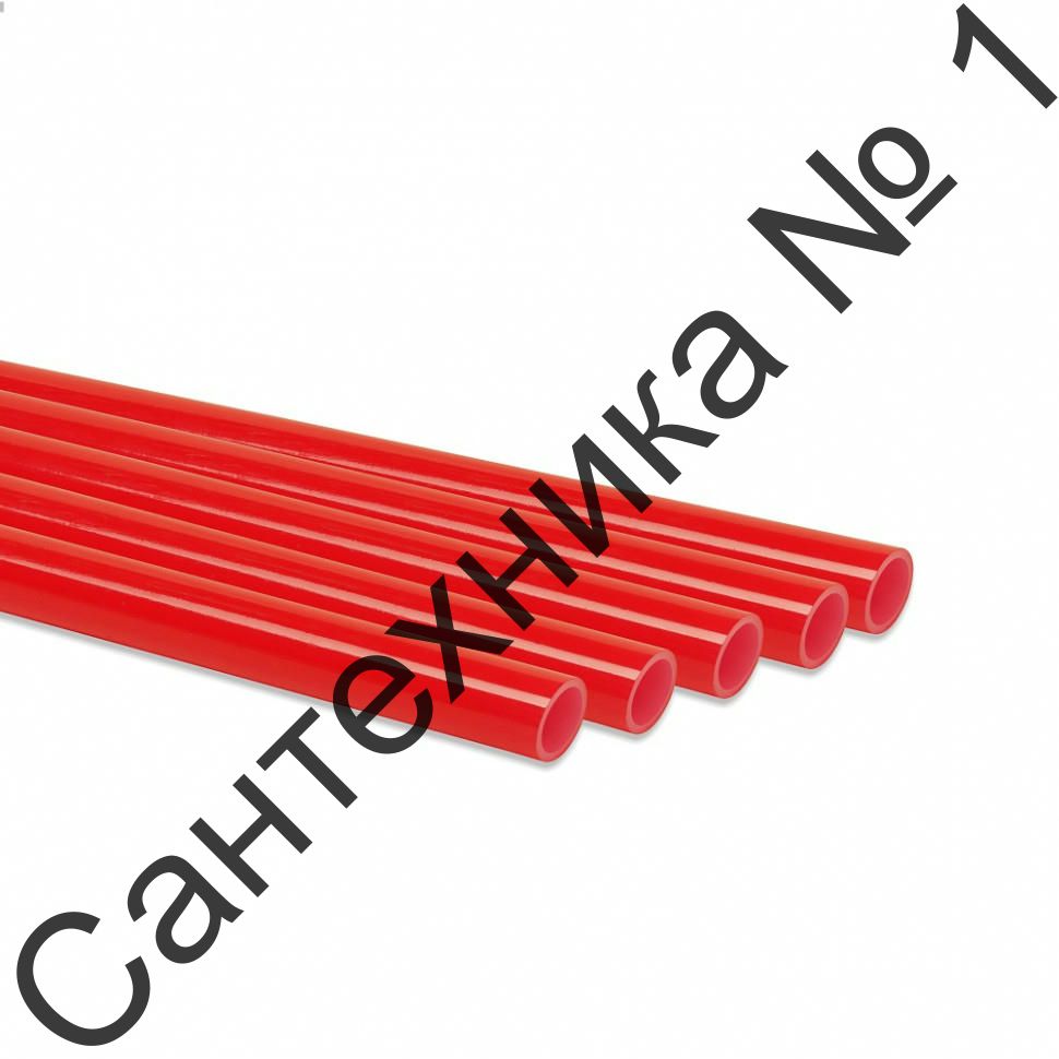 Труба из сшитого полиэтилена с кислородным слоем PE-Xa 16х2,0, красная, бухта 240 метров ROMMER