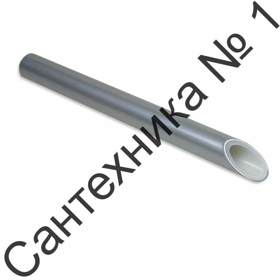 Труба стабильная PE-Xa/Al/PE-RT 20х2,9, бухта 100, серая ROMMER