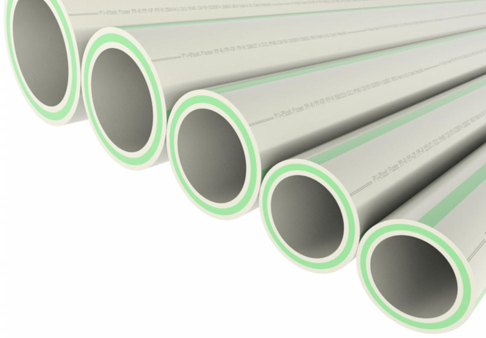 Труба полипропиленовая PPR FASER S2,5 SDR6 PN20 40х6,7 со стекловолокном FV-Plast