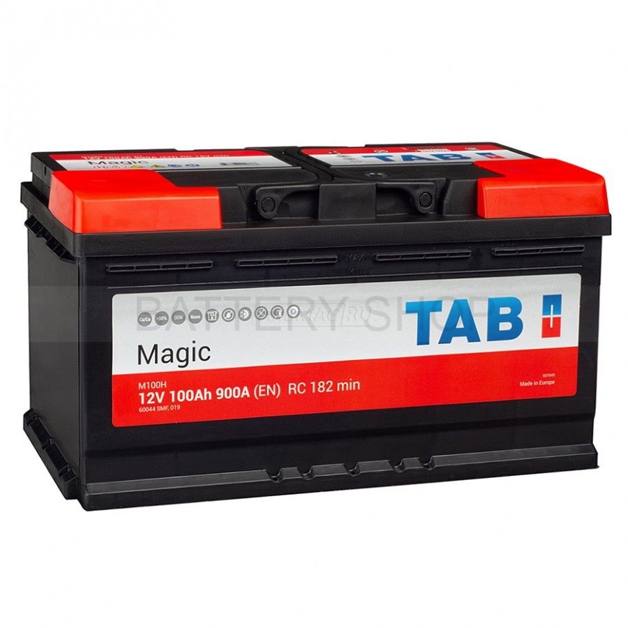 TAB MAGIC 100Ah 900А обрат. пол.