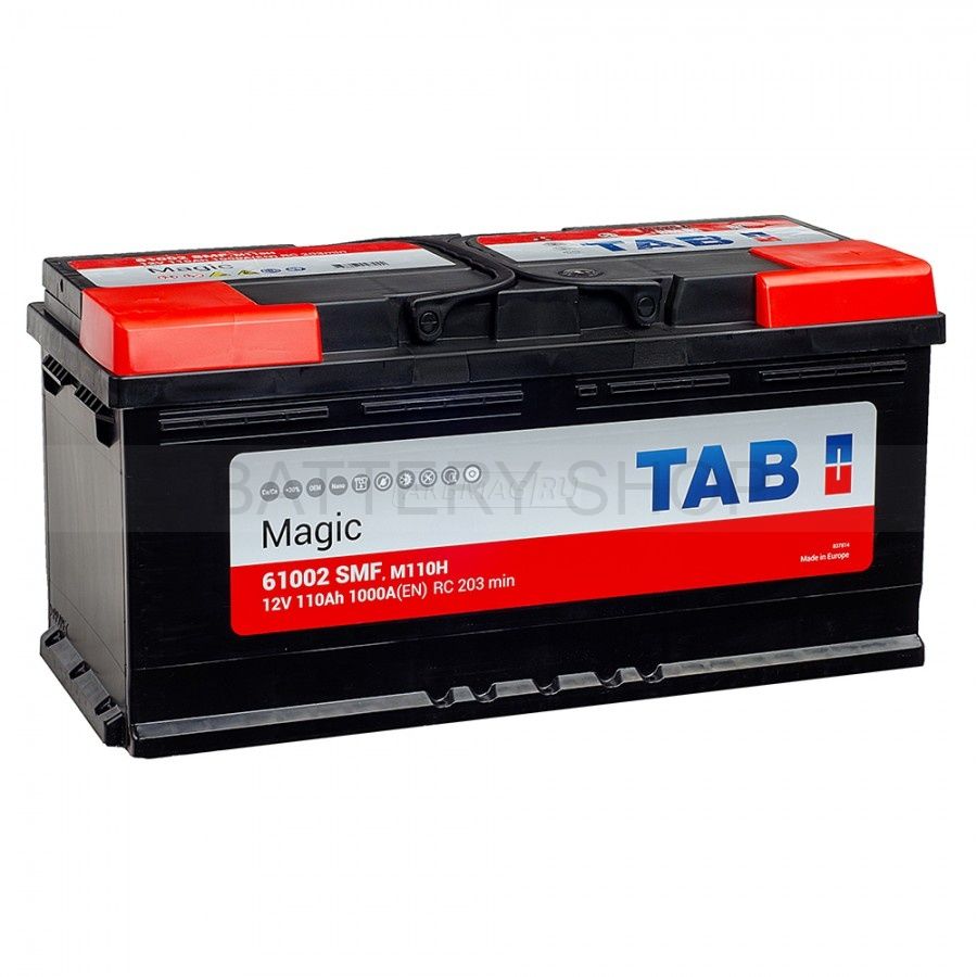TAB MAGIC 110Ah 1000А обрат. пол.
