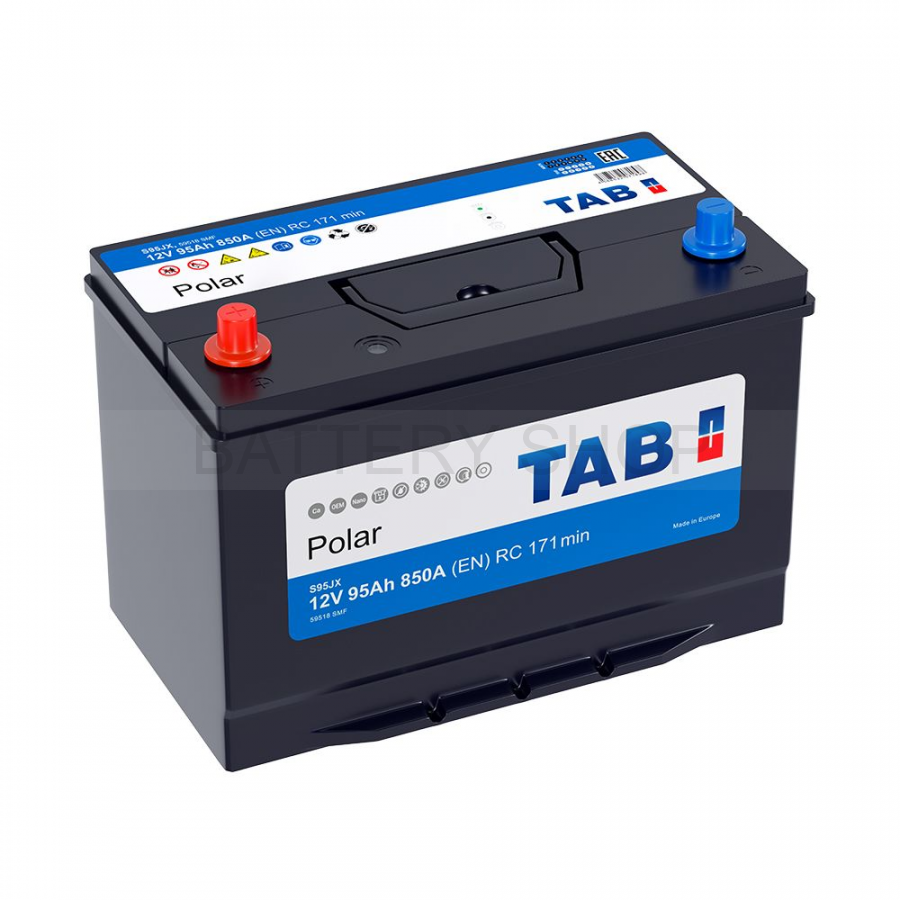 TAB POLAR 95Ah 850А прям. пол. D31R