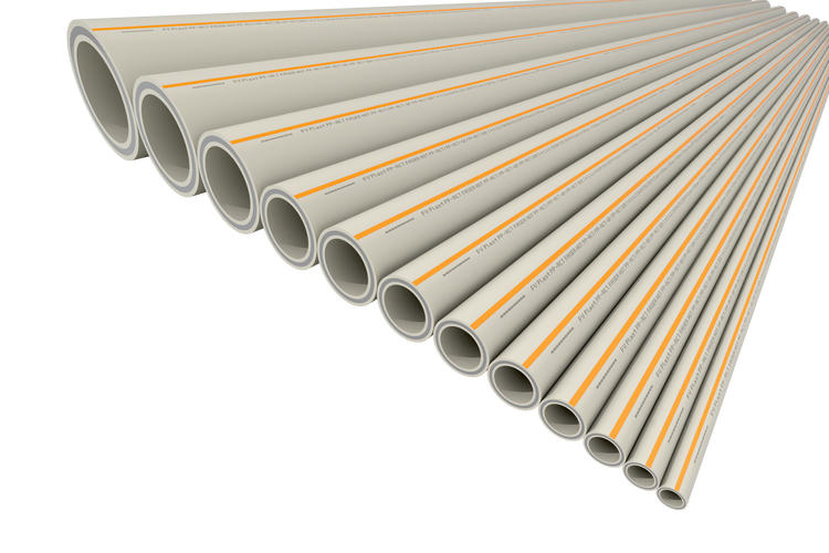 Труба полипропиленовая PP-RCT FASER HOT PN20 25х3,5 со стекловолокном FV-Plast