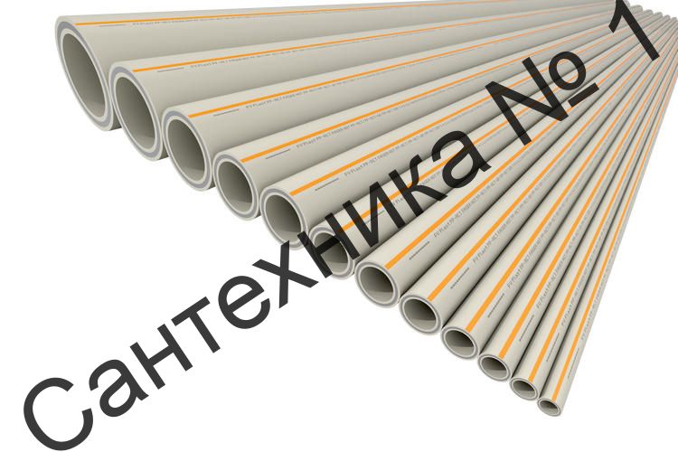 Труба полипропиленовая PP-RCT FASER HOT PN20 25х3,5 со стекловолокном FV-Plast