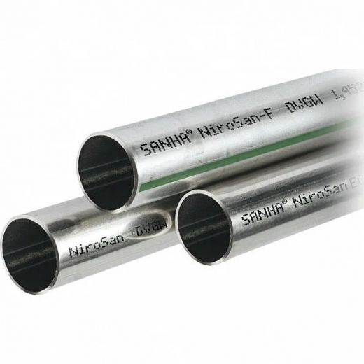 Труба из нержавеющей стали NiroSan ECO 42x1,1, 6 метров Sanha 9600