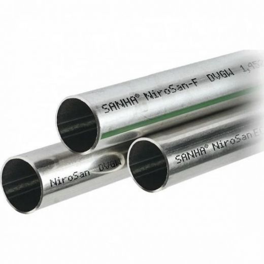 Труба из нержавеющей стали NiroSan ECO 54x1,2, 6 метров Sanha 9600