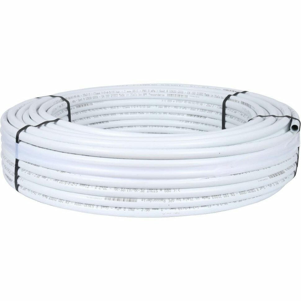 Труба металлопластиковая 20х2,0, бухта 100 метров STOUT