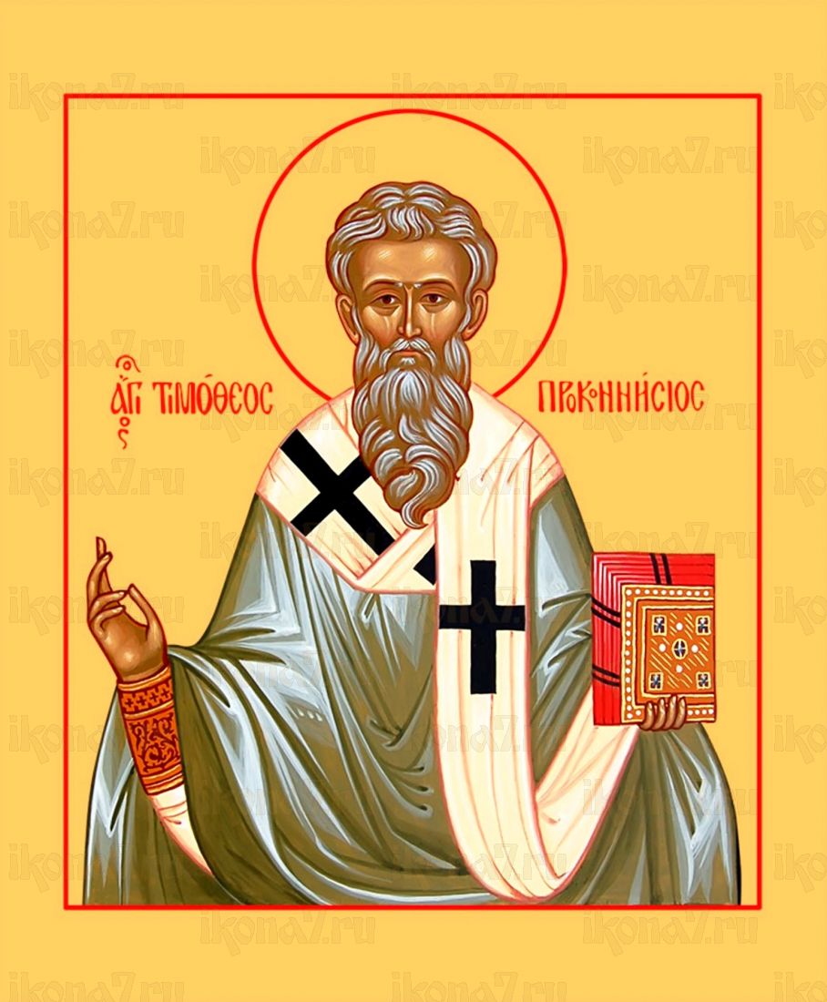 Икона Тимофея Проконесского: Символ Надежды и Утешения (рукописная)