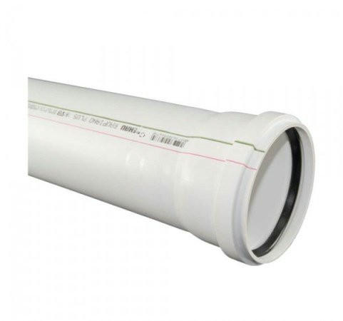 Труба канализационная Raupiano Plus 40/1000 мм REHAU
