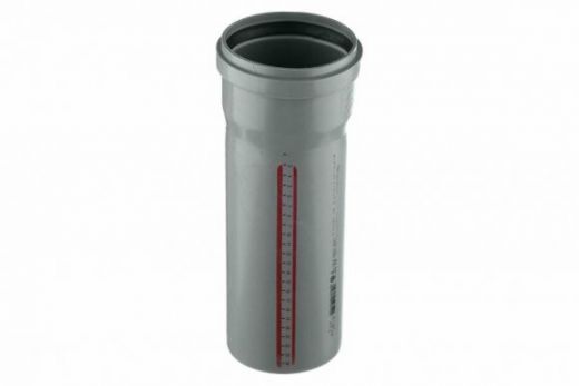 Труба канализационная HTEM 90x1000 мм Ostendorf