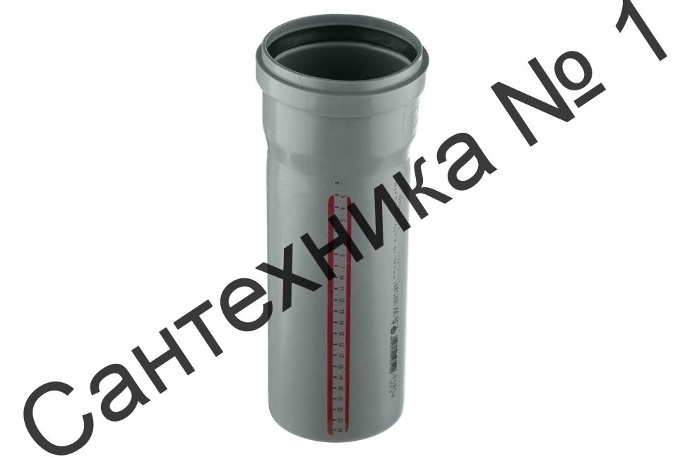 Труба канализационная HTEM 90x1000 мм Ostendorf