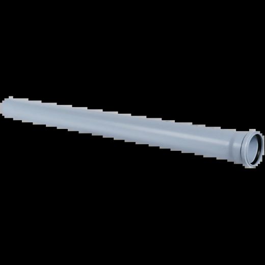 Труба канализационная однораструбная 110 x 3,4 х 1500 мм SN4 Rain Flow 60 Sinikon