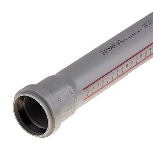 Труба канализационная HTEM 75x2000 мм Ostendorf