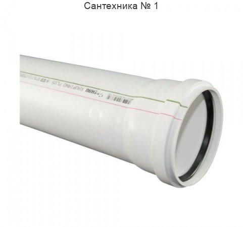 Труба канализационная Raupiano Plus 40/500 мм REHAU