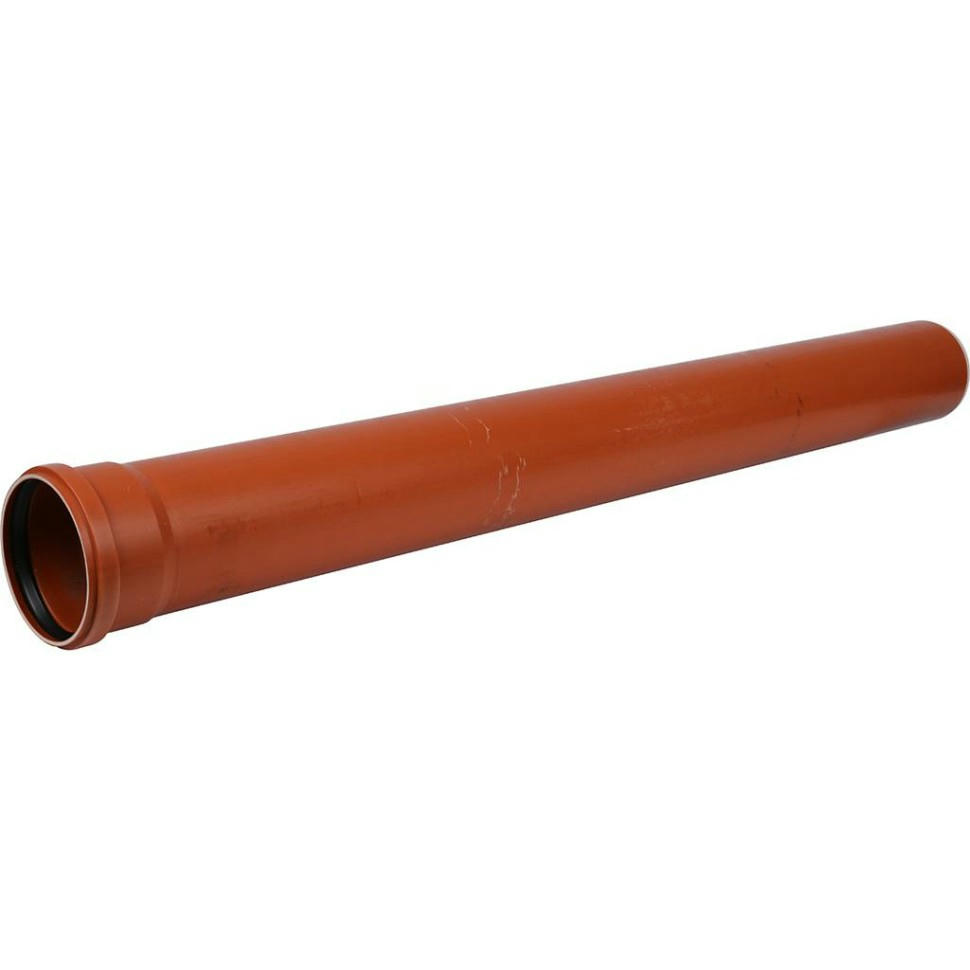 Труба канализационная однораструбная 110 х 3,2 х 500 мм SN4 НПВХ Sinikon