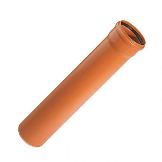 Труба канализационная однораструбная 160 х 4,0 х 3000 мм SN4 НПВХ Sinikon