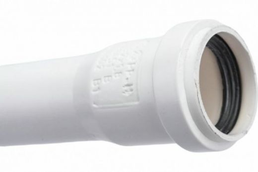 Труба канализационная HTEM 40x150 мм, белая Ostendorf