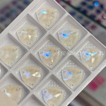 DeLuxe Пришивные Стразы Fluo_White_SHINE Триллиант 16 мм