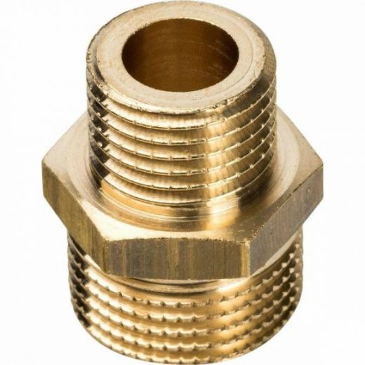 Ниппель НН переходной 3/8х1/4 STOUT