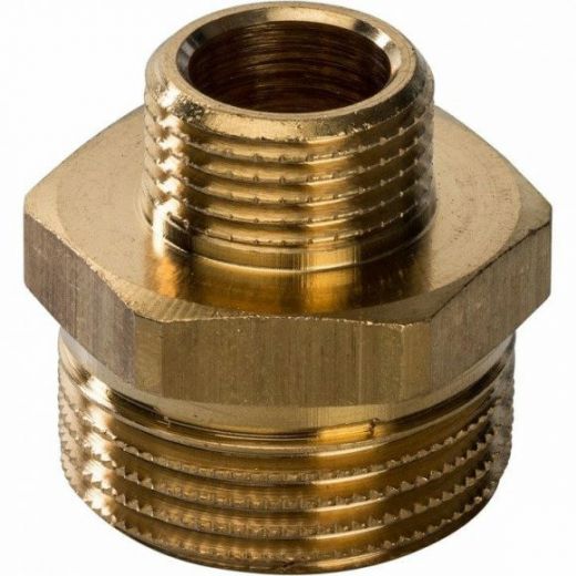 Ниппель НН переходной 3/4х3/8 STOUT