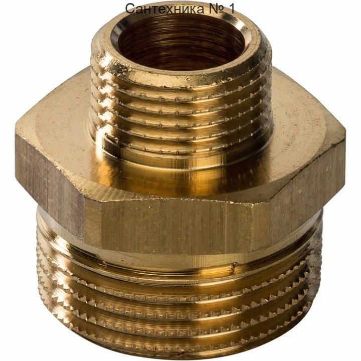 Ниппель НН переходной 3/4х3/8 STOUT