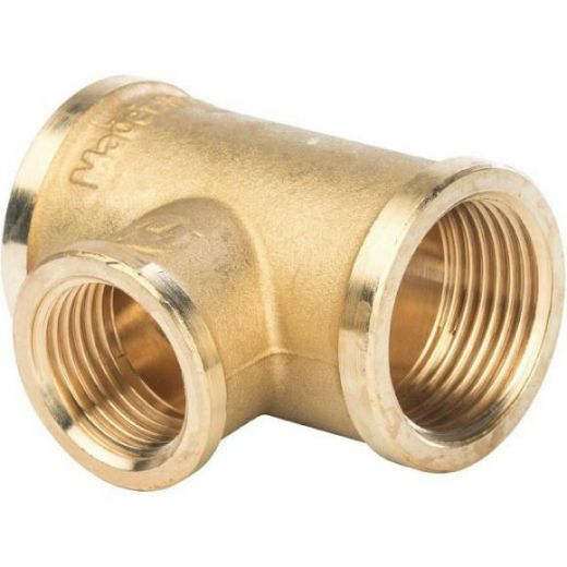 Тройник ВВ переходной 3/4х1/2х3/4 STOUT