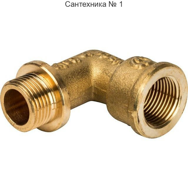 Угольник с упором НВ 3/8 STOUT