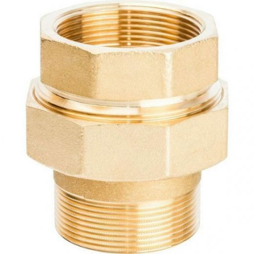 Разъемное соединение 2 "американка" ВН, уплотнение под гайкой по плоскости STOUT