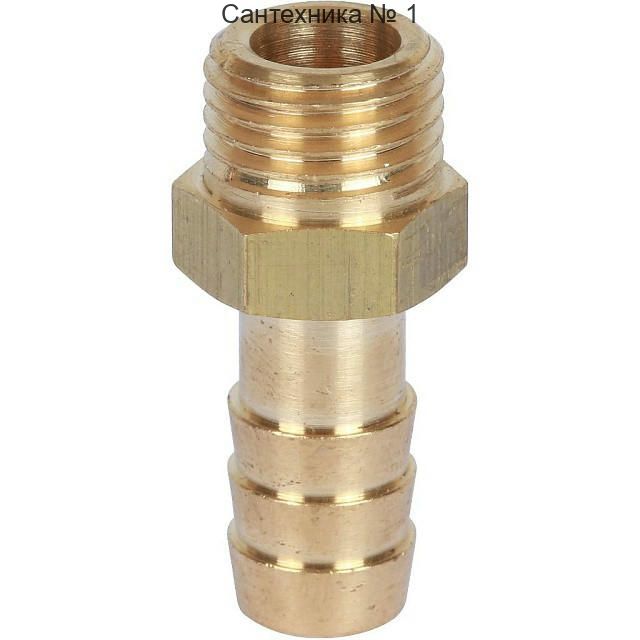 Штуцер НР 1/4х10 STOUT