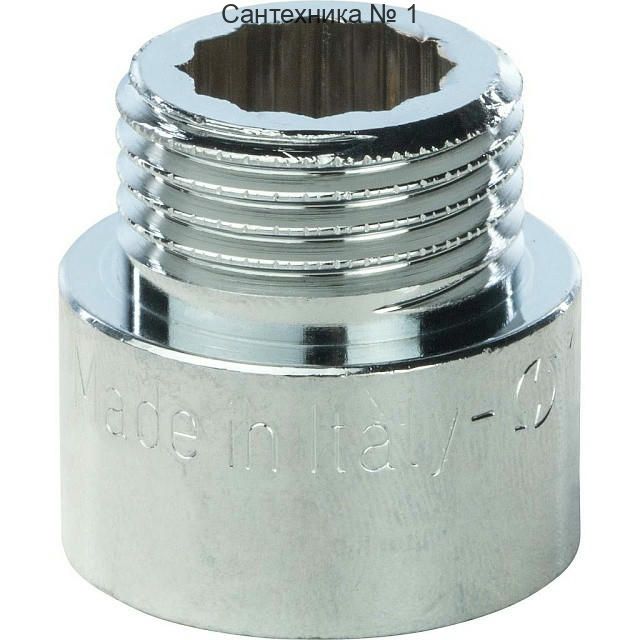 Удлинитель 1/2"х15 хромированный STOUT