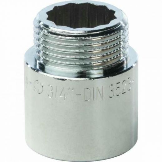 Удлинитель 3/4"х25, хромированный STOUT