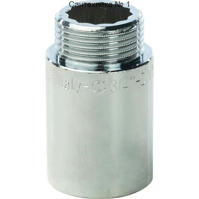 Удлинитель 3/4"х40, хромированный STOUT