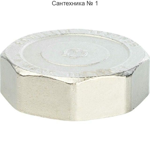 Заглушка ВР 2, никелированная STOUT