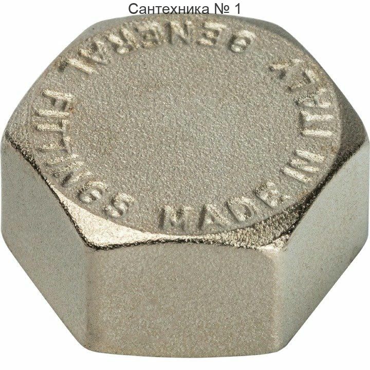 Заглушка ВР 1/2, никелированная STOUT