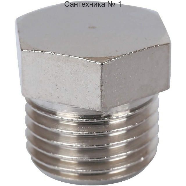 Заглушка НР 1/4, никелированная STOUT