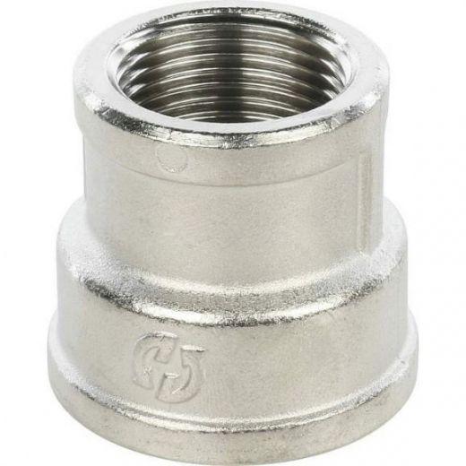 Муфта ВВ переходная 1х3/4, никелированная STOUT