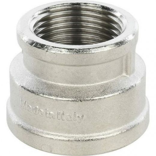 Муфта ВВ переходная 1 1/4х1, никелированная STOUT