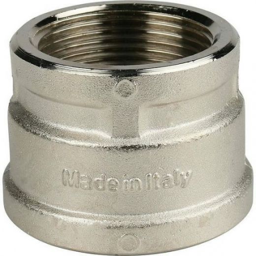Муфта ВВ переходная 1 1/2х1 1/4, никелированная STOUT