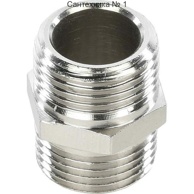 Ниппель HH 3/8, никелированный STOUT