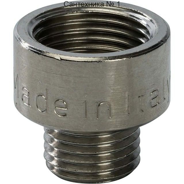 Переходник ВН 3/8х1/4, никелированный STOUT