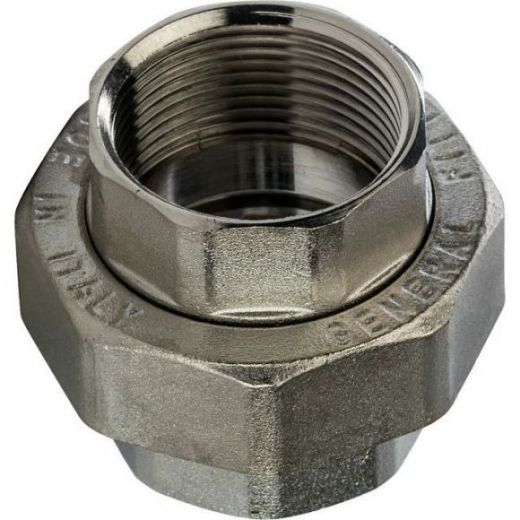 Разъемное соединение "американка" ВВ 1 1/4, никелированное STOUT